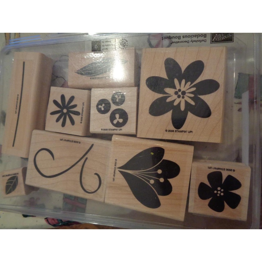 Stampin' Up BODACIOUS BOUQUET Set Stamp Scrapbooking Cards